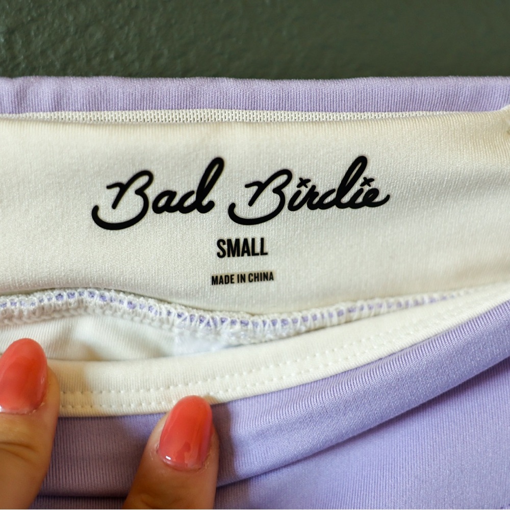 Bad Birdie Lilac Golf Skort - Picture 2 of 8